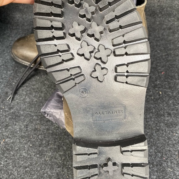 Men’s All Saints Combat Boots Size 8
